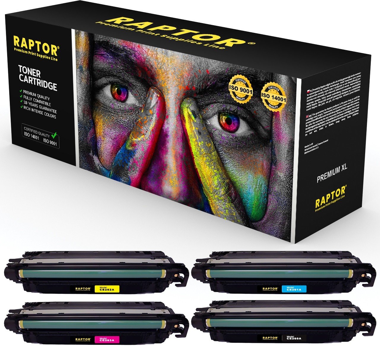 4x Toner Do Hp LaserJet Enterprise CM4540 Mfp