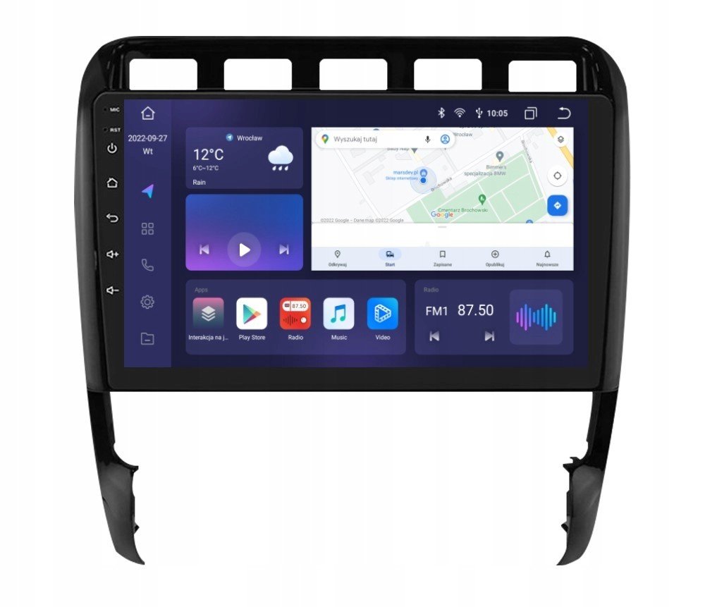 Navigace Android Porsche Cayenne Dsp Carplay Lte