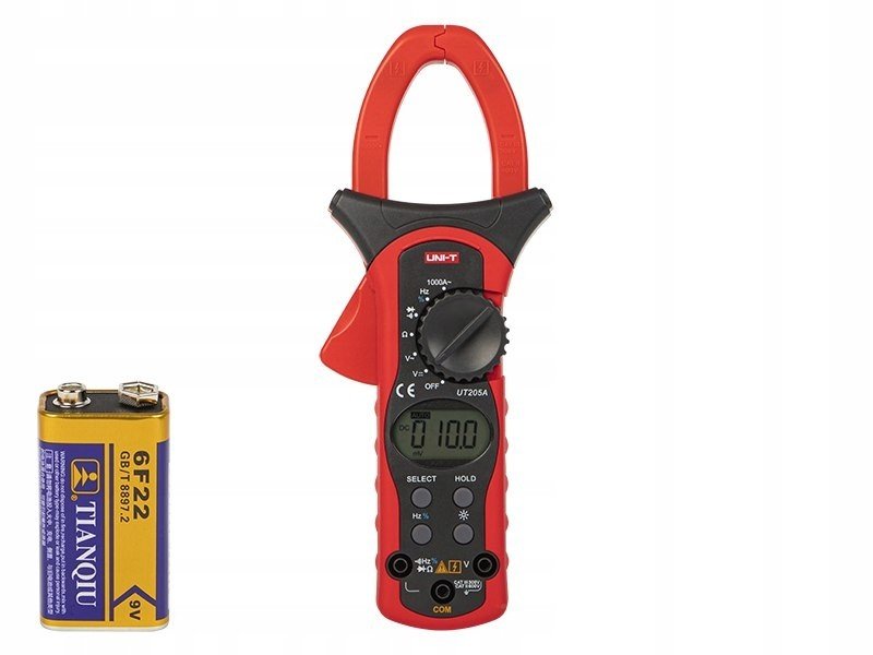 Multimetr Klešťový Měřič Proudu Sada 1000A UT205A