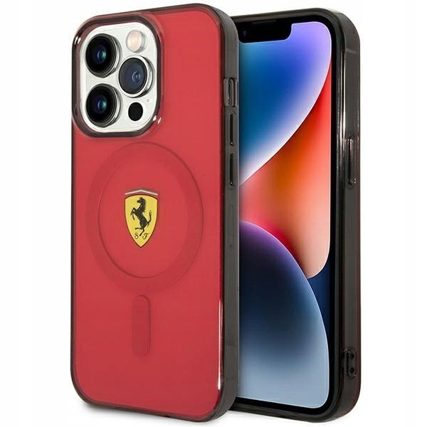 Ferrari Translucent MagSafe pouzdro na iPhone 14 Pro M