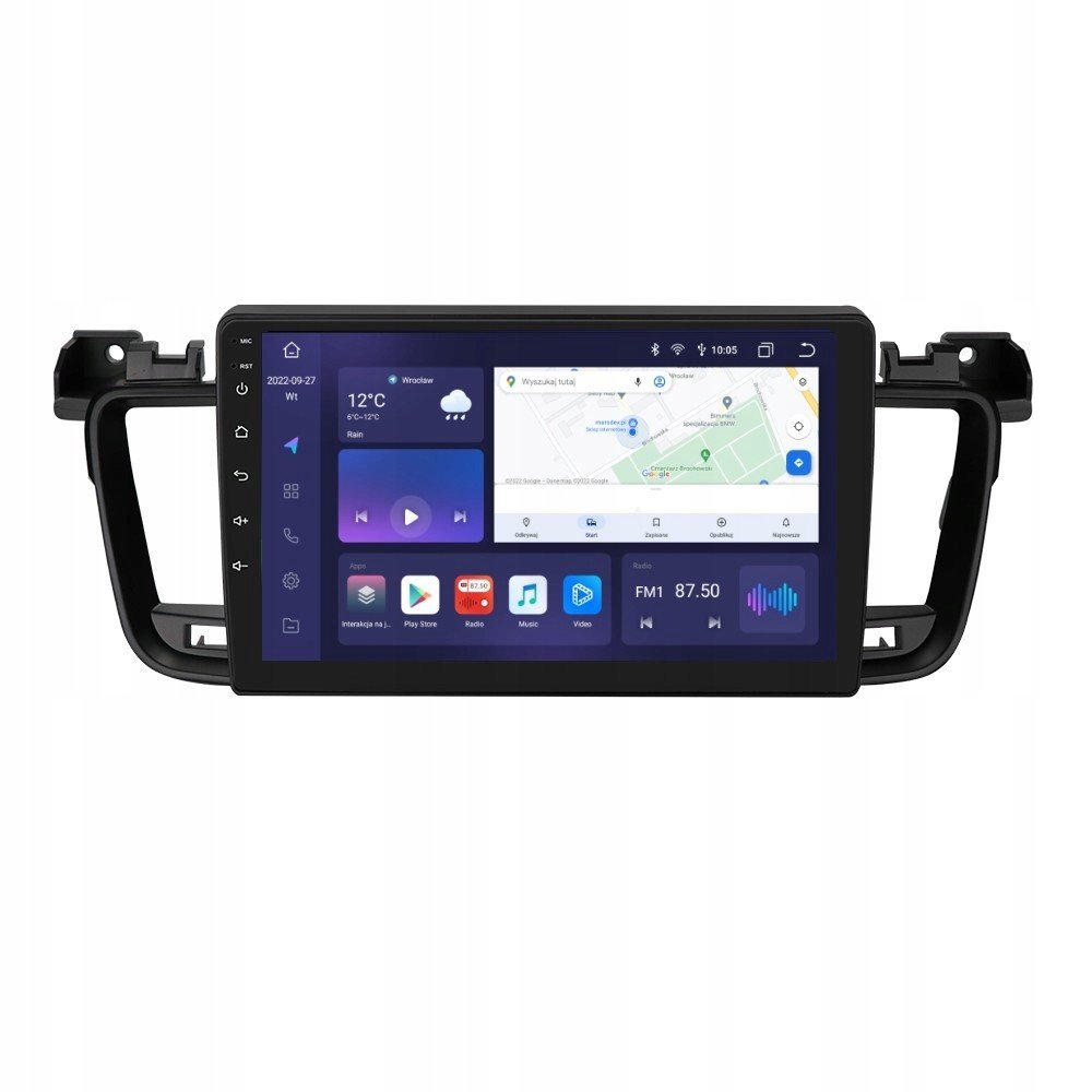 Rádio Android Peugeot 508 Dsp Carplay 4/64GB Lte