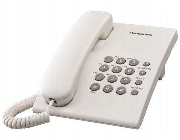 Drátový telefon Panasonic KX-TS500PDW