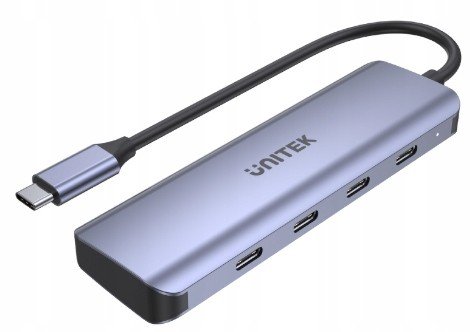 Unitek H1107K Hub Usb-c 3.1 na 4x Usb-c Aluminium