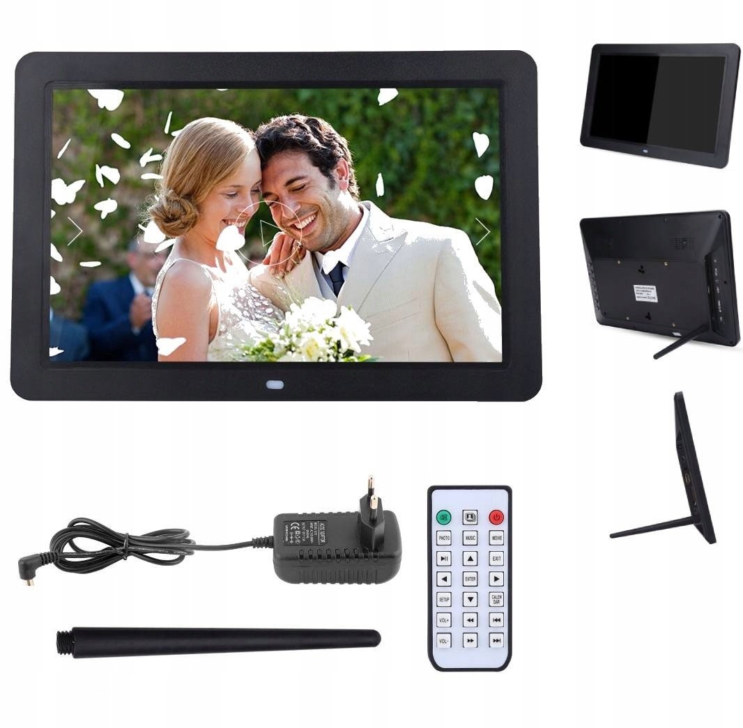 Digitální Fotorámeček 12CAL Hd Hodiny Kalendar