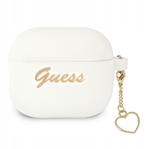 Guess pouzdro pro Airpods 3 GUA3LSCHSH bílé Silicone