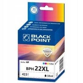 Inkoust Black Point (BPH22XL) barva 341striennik Hp