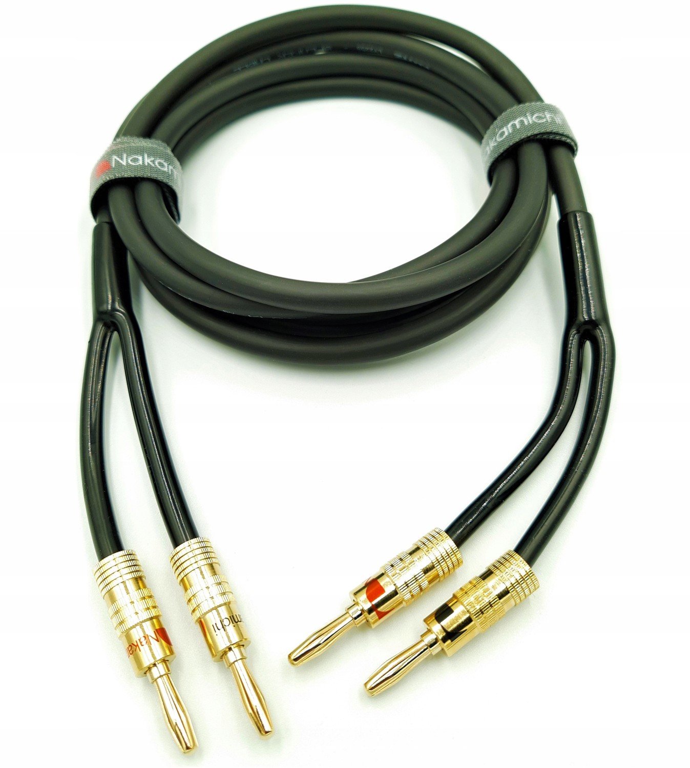 Nakamichi Ofc reproduktorový kabel 2x1,5mm banánky 2m