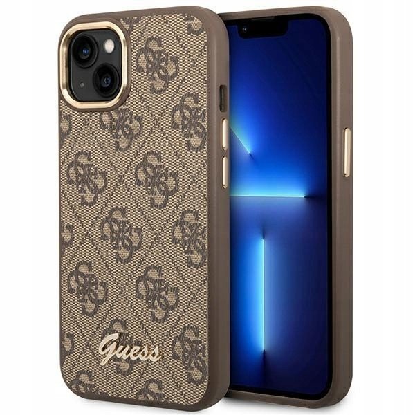 Kryt Guess 4G Vintage Gold Logo Case na iPhone 14