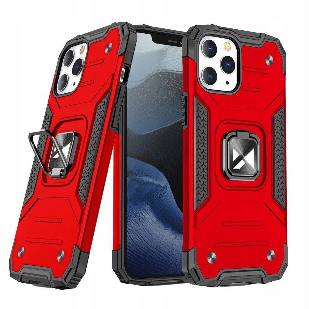 Wozinsky Ring Armor pouzdro pro iPhone 14 Pro červené