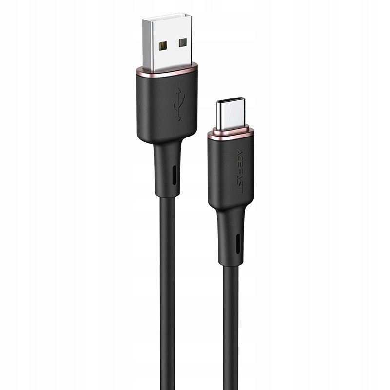 Usb kabel Usb Typ C 1,2m, 3A černý Acefast