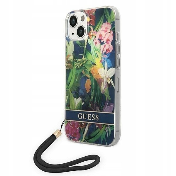 Guess pouzdro GUOHCP14SHFLSB pro Apple iPhone 14 modré