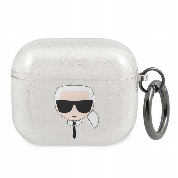 Karl Lagerfeld KLA3UKHGS AirPods 3 cover stříbrná/s