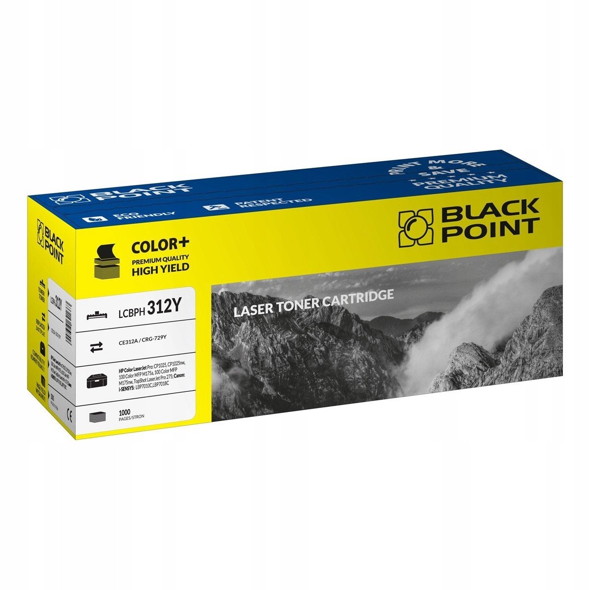 Toner Black Point pro Hp CE312A CP1025nw Mfp M175nw