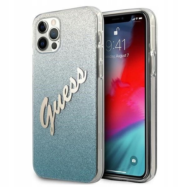 Guess pouzdro GUHCP12LPCUGLSBL pro Apple iPhone 12 Pro Ma
