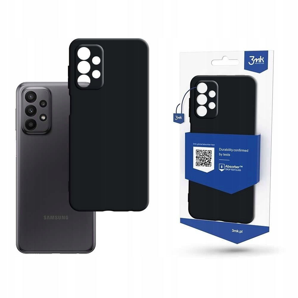 Pouzdro 3MK Matt Case Samsung Galaxy A23 Lte černé/b