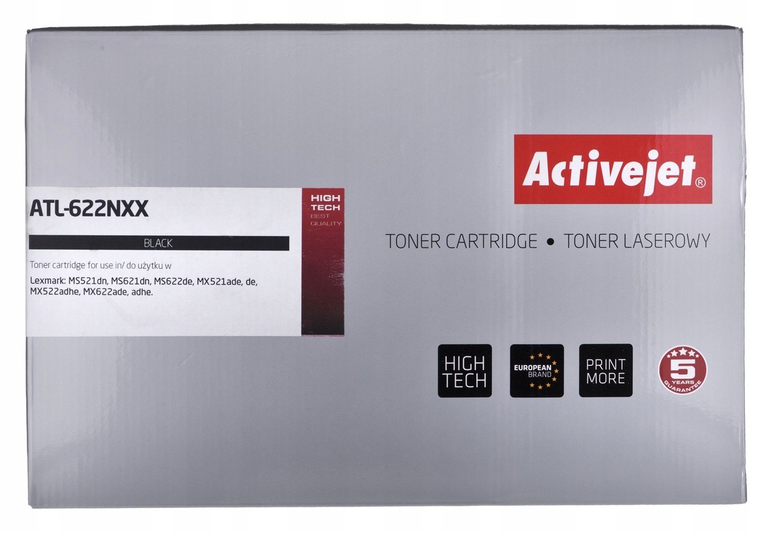 Toner Activejet ATL-622NXX Lexmark černý 56F2U00