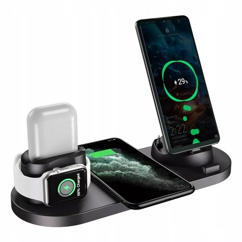 Bezdrátová Nabídka Indukce Iphone Pods 6v1