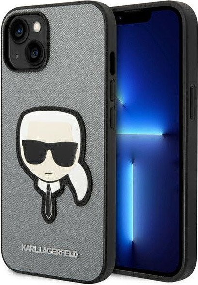 Karl Lagerfeld Saffiano Karl Head Patch Case Case