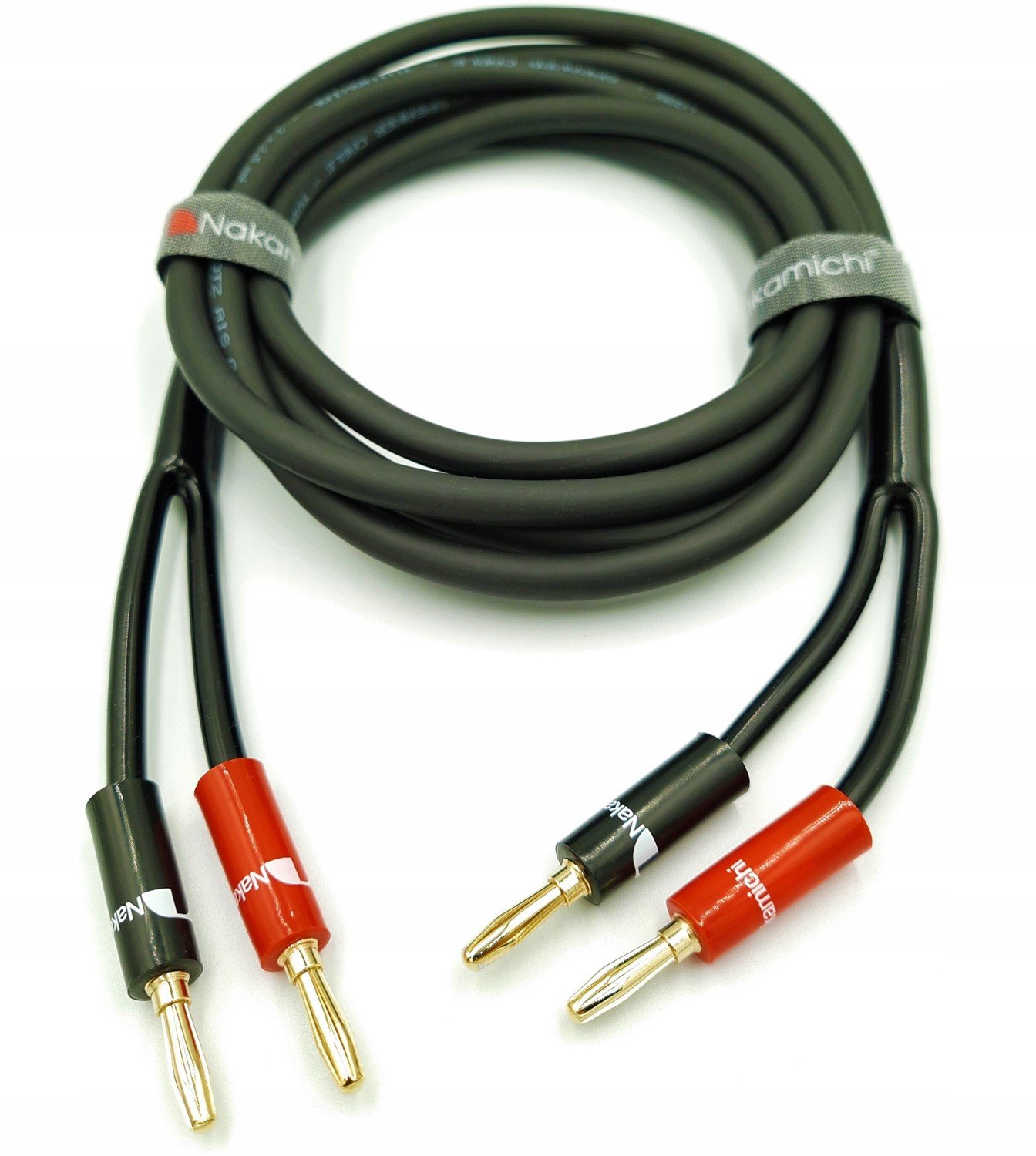 Nakamichi Hlavní Kabel Ofc 2x4mm Banany 1.5m