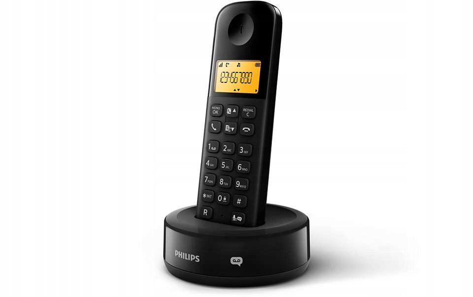 Stacionární telefon Philips D1651B Stanice
