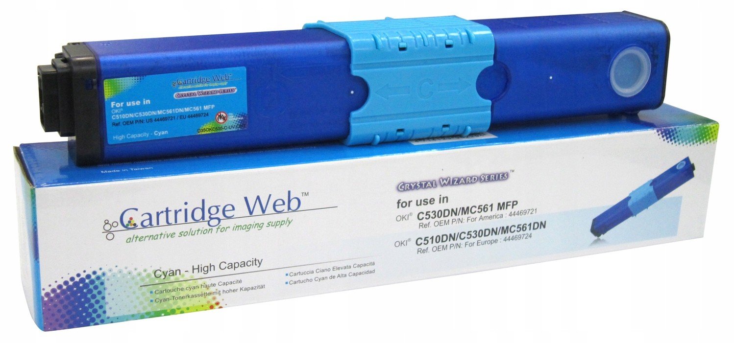 Toner Cartridge Web Cyan Oki C510 náhradní 444697