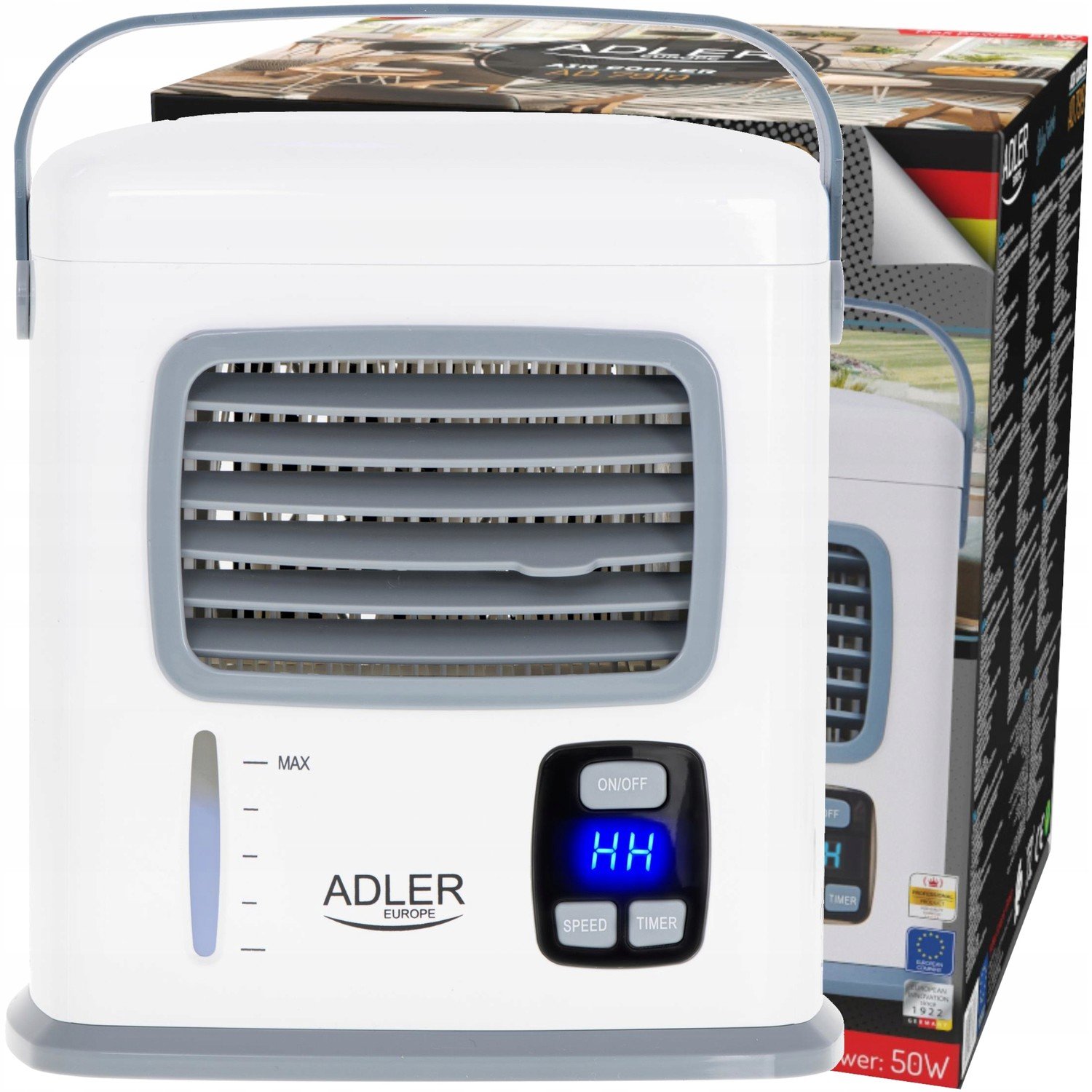 Klimator Adler Přenosný Vodní 3v1 Klimatyzer Usb