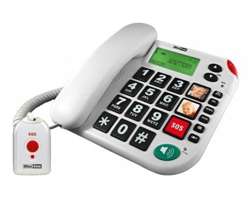 Stolní telefon s velkými klávesami KXT481