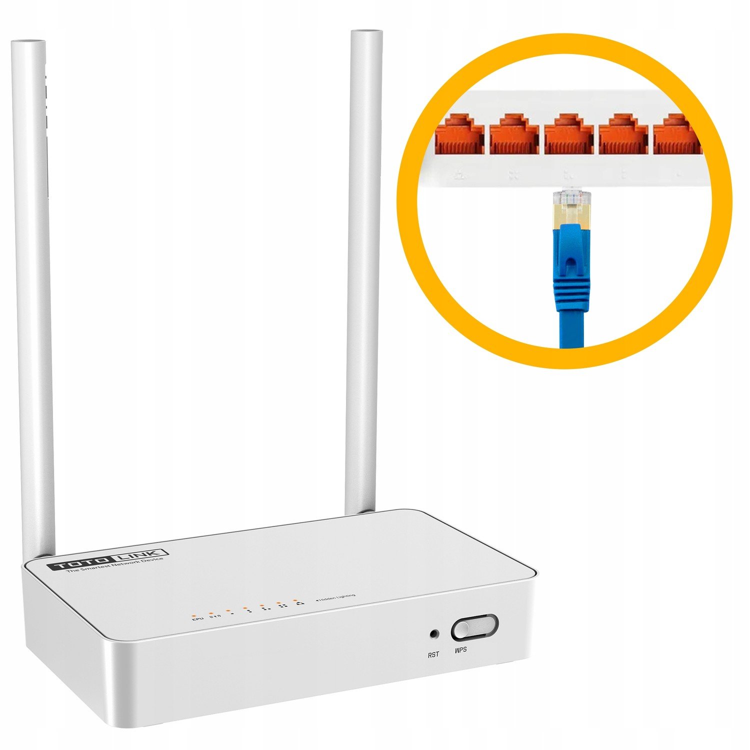 Výkonný Wifi router pro domácnost velký dosah N300RT V4
