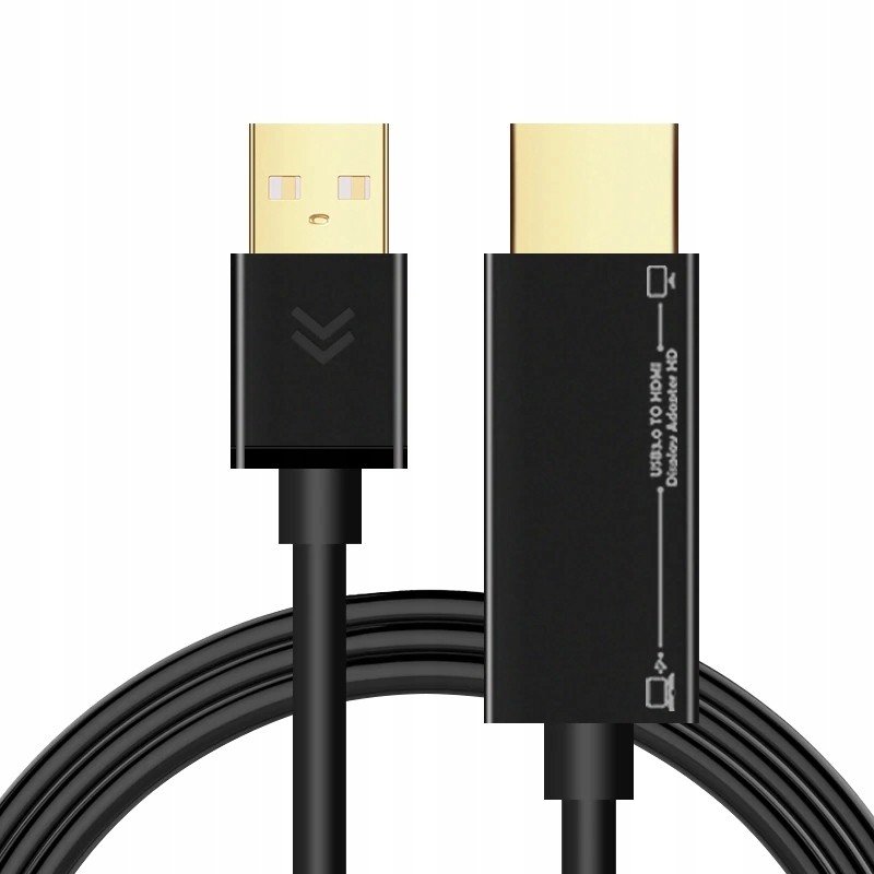 Kabel Usb 3.0 na Hdmi Konwerter Grafická karta 2M