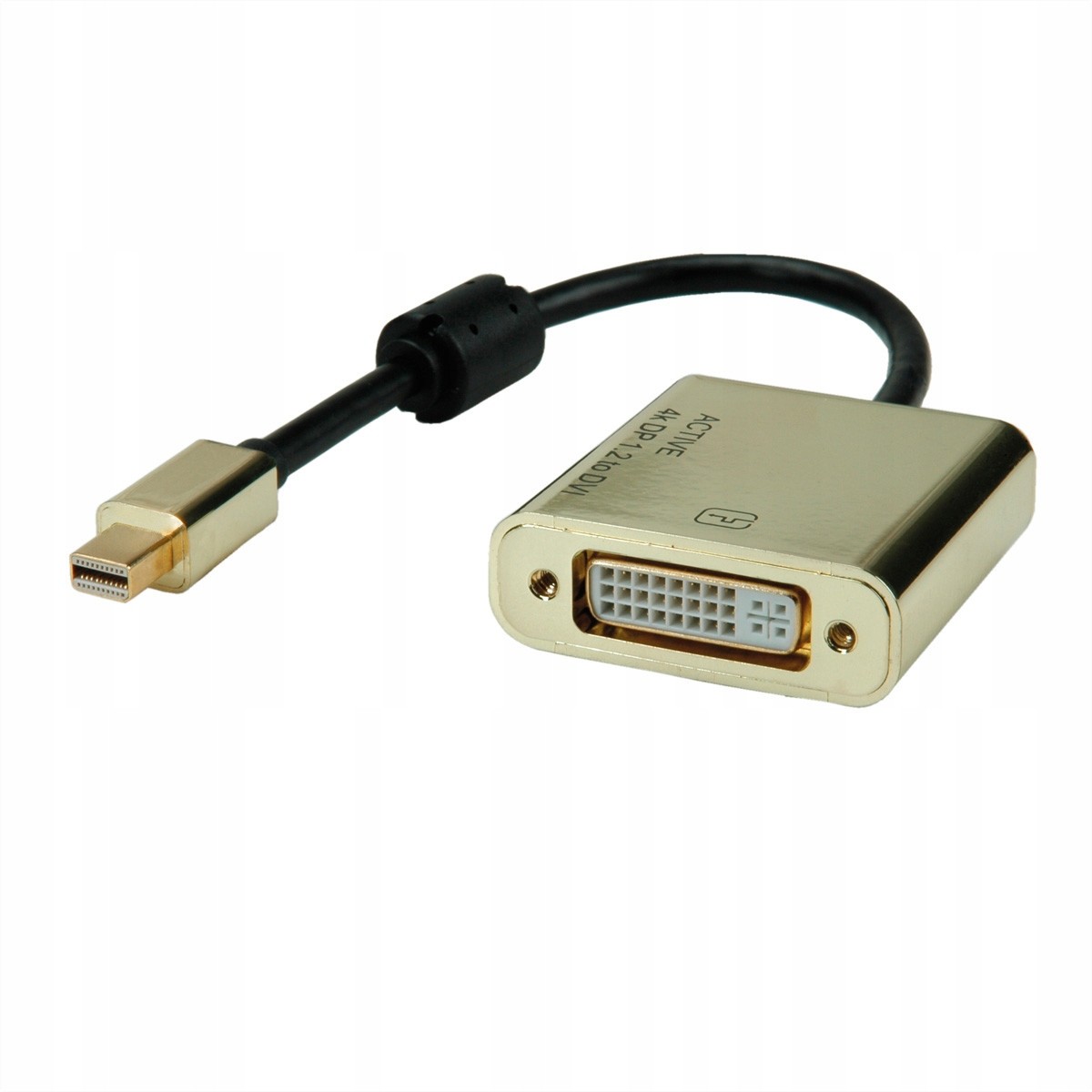 Adaptér Mini DisplayPort-DVI 4K M/f zlatý