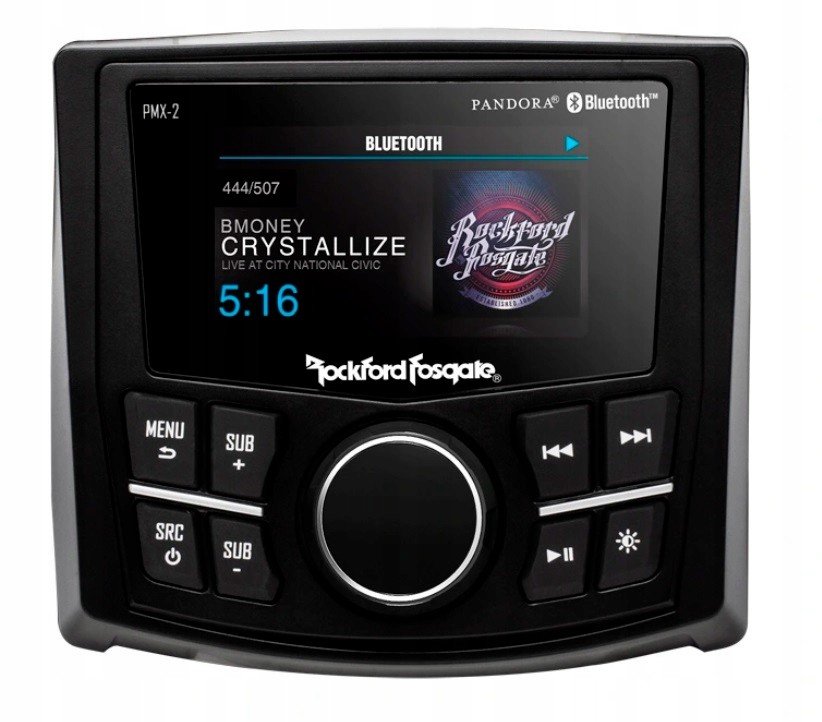 Rockford Fosgate PMX-2 Marine Bluetooth MP3 rádio
