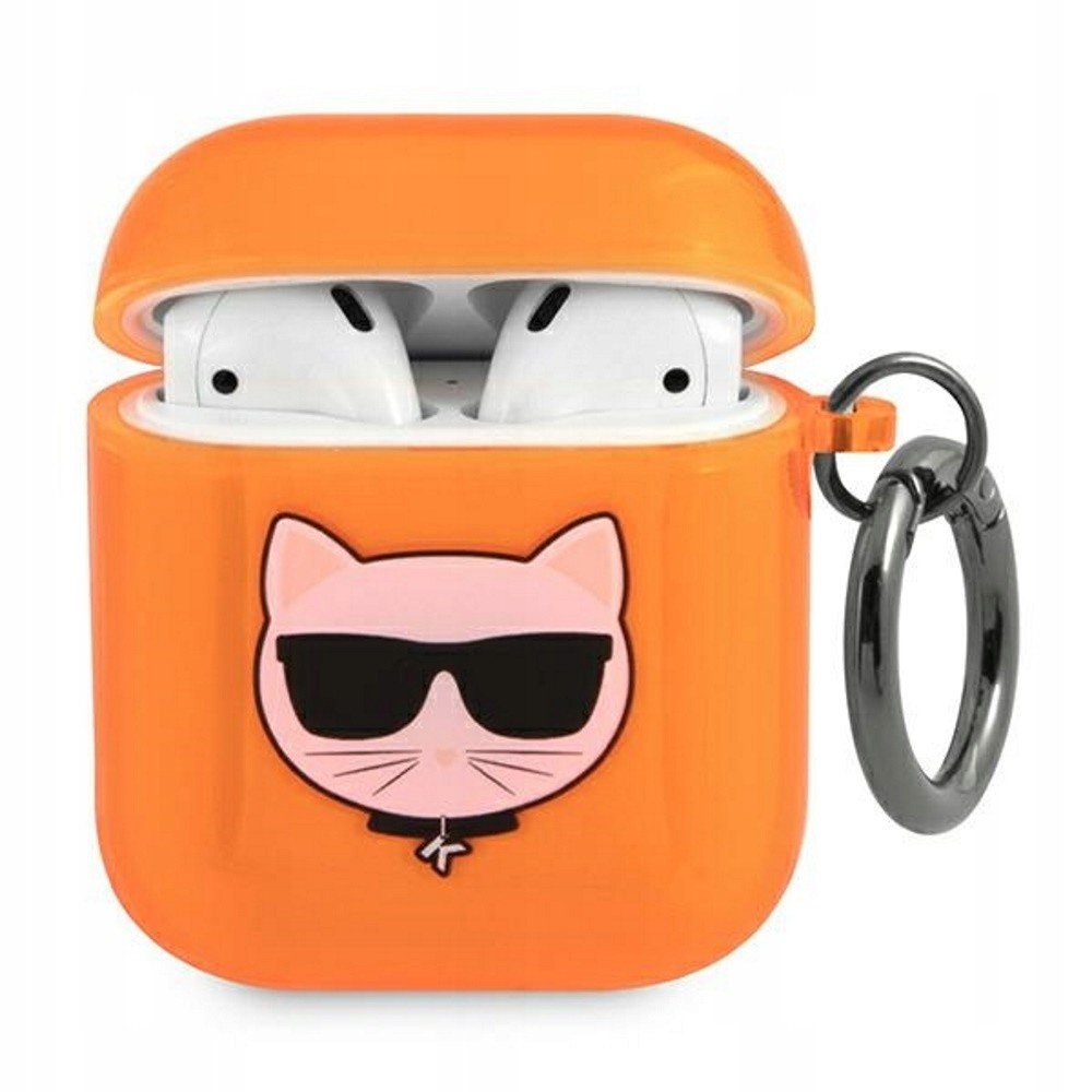 Karl Lagerfeld KLA2UCHFO AirPods kryt oranžový