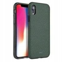 Uniq pouzdro Lithos iPhone Xr olivové /olive