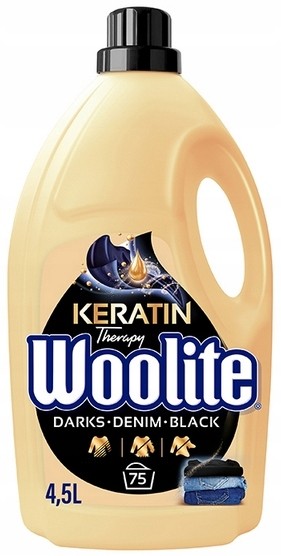 Woolite Dark Keratin Prací Prostředek 4,5L/75 Praní