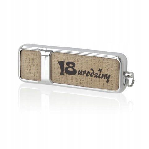 Kožený flashdisk 128GB Prsteny