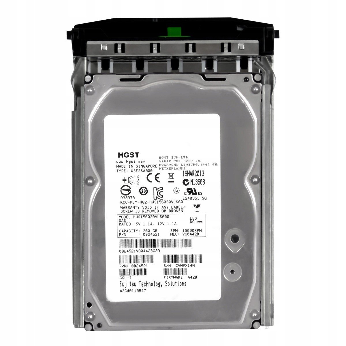 Fujitsu A3C40113547 300GB 15K HUS156030VLS600