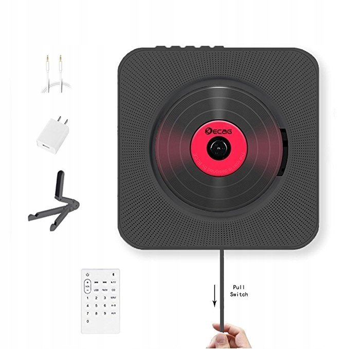 Přenosný CD přehrávač Fm rádio Bluetooth hifi