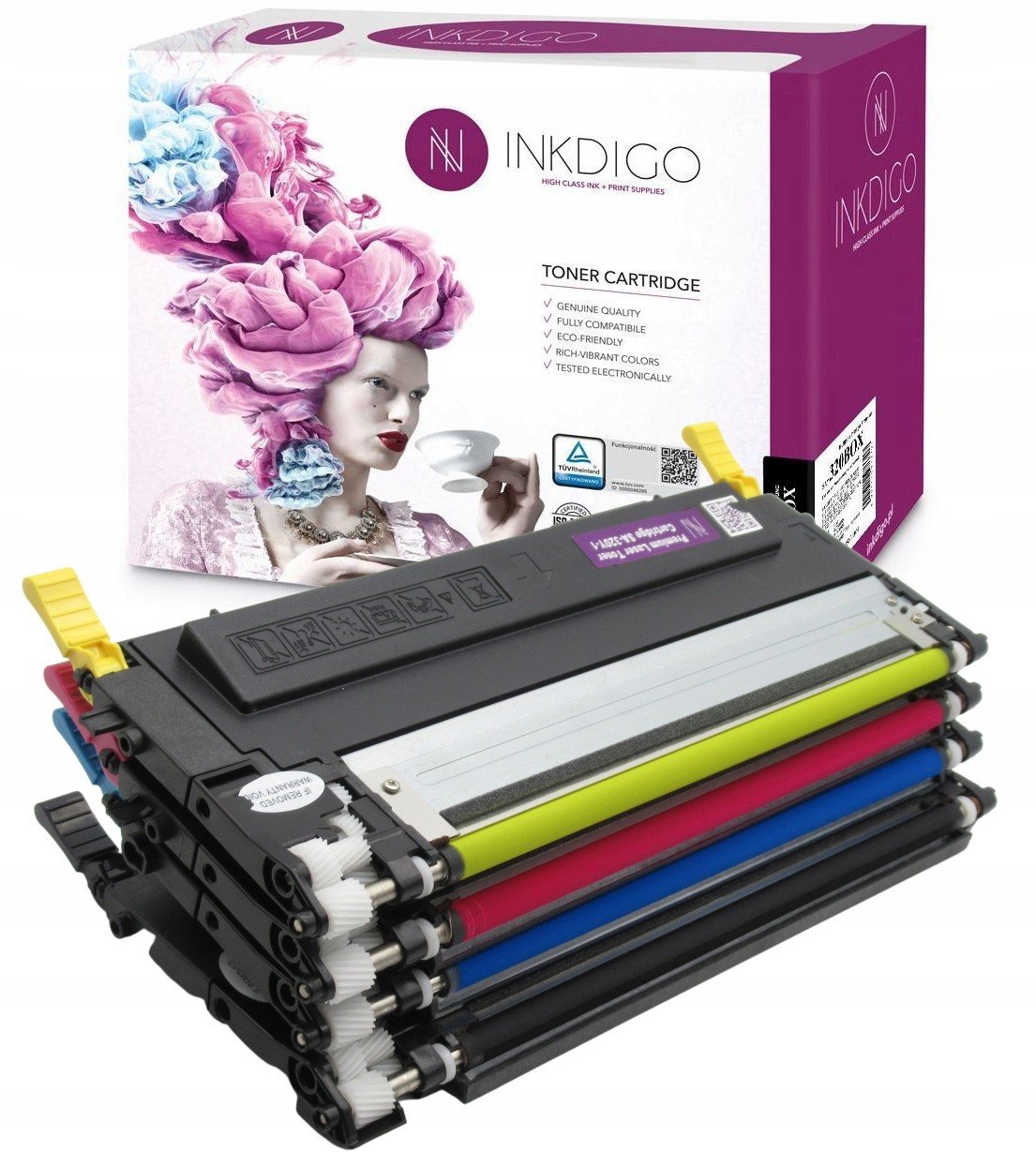 4x toner pro Samsung CLP-360 Xpress C410W C460W Fw