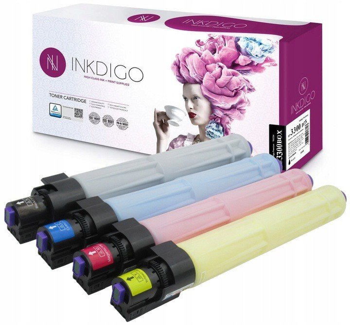 4X Toner Inkdigo Ricoh Aficio Mpc 2800/3000/3300