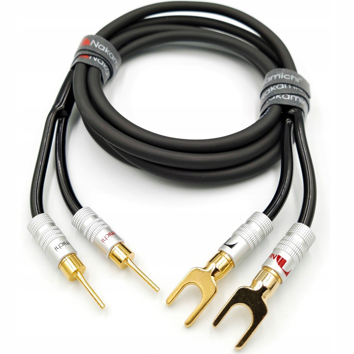 Nakamichi Reproduktorový kabel 2x1,5 kolík vidlice 12m