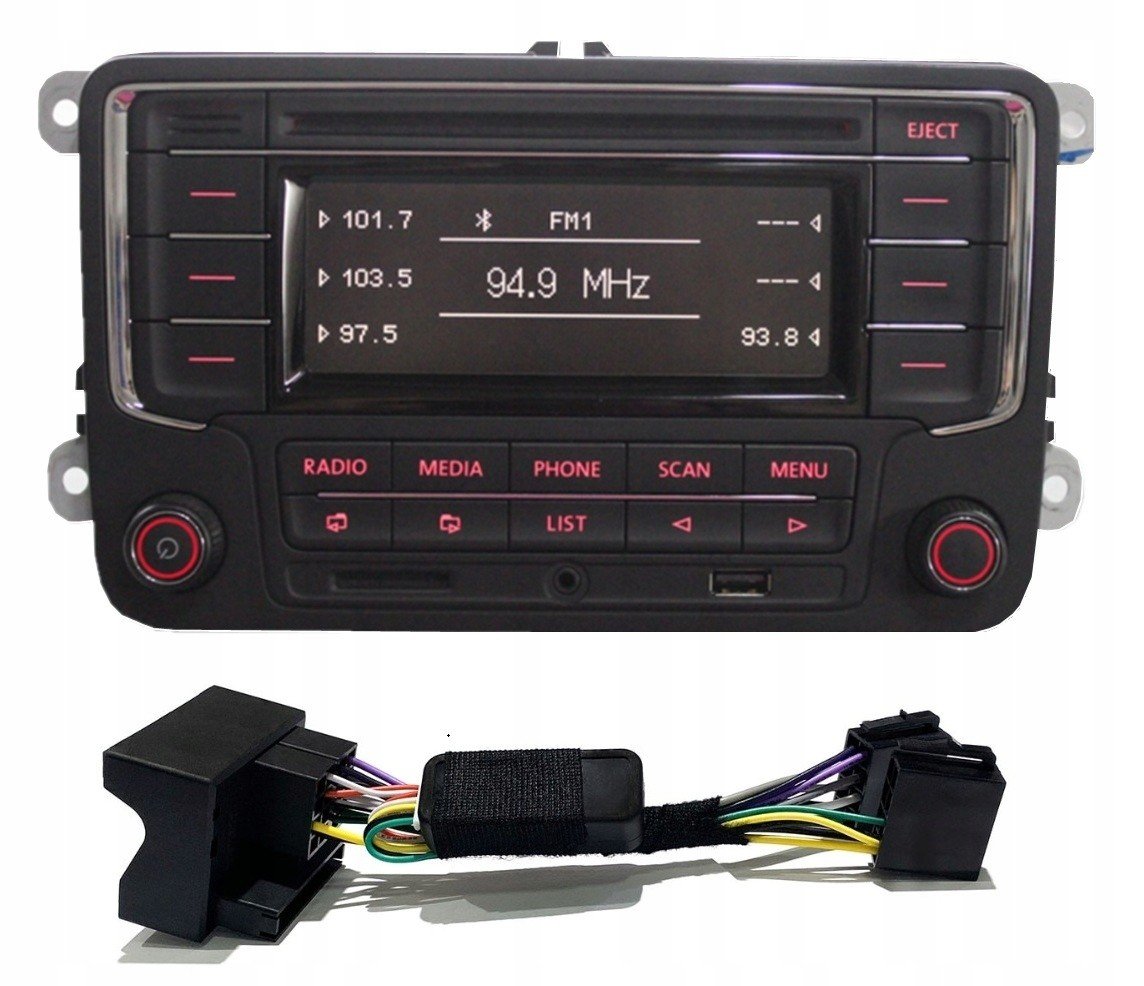 Vw rádio bluetooth Rcn210 Golf 5 6 MK5 6 Passat B6