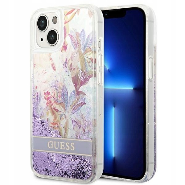 Guess Tekuté Glitrové Pouzdro Pro Apple Iphone 14 Plus