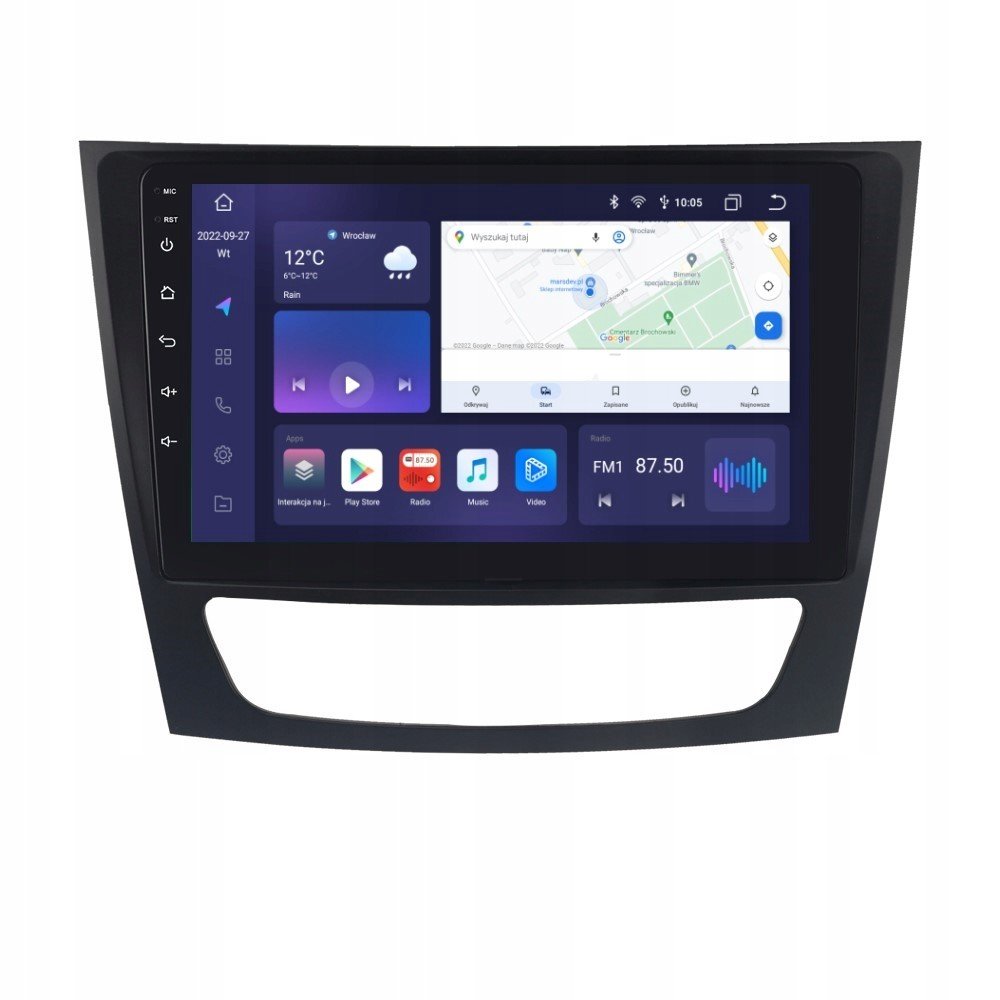 Rádio Android Mercedes W211 Dsp Carplay 6/128GB