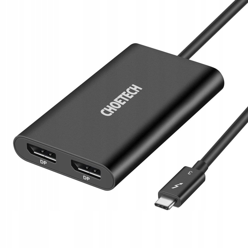 Choetech adaptér adaptéru Usb C splitter