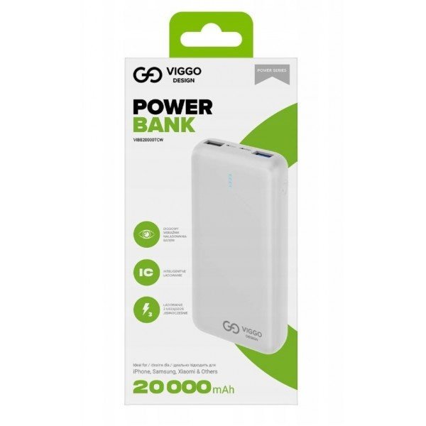 Vega Power Banka 20000MAH Usb-c Bílá 20000MAH