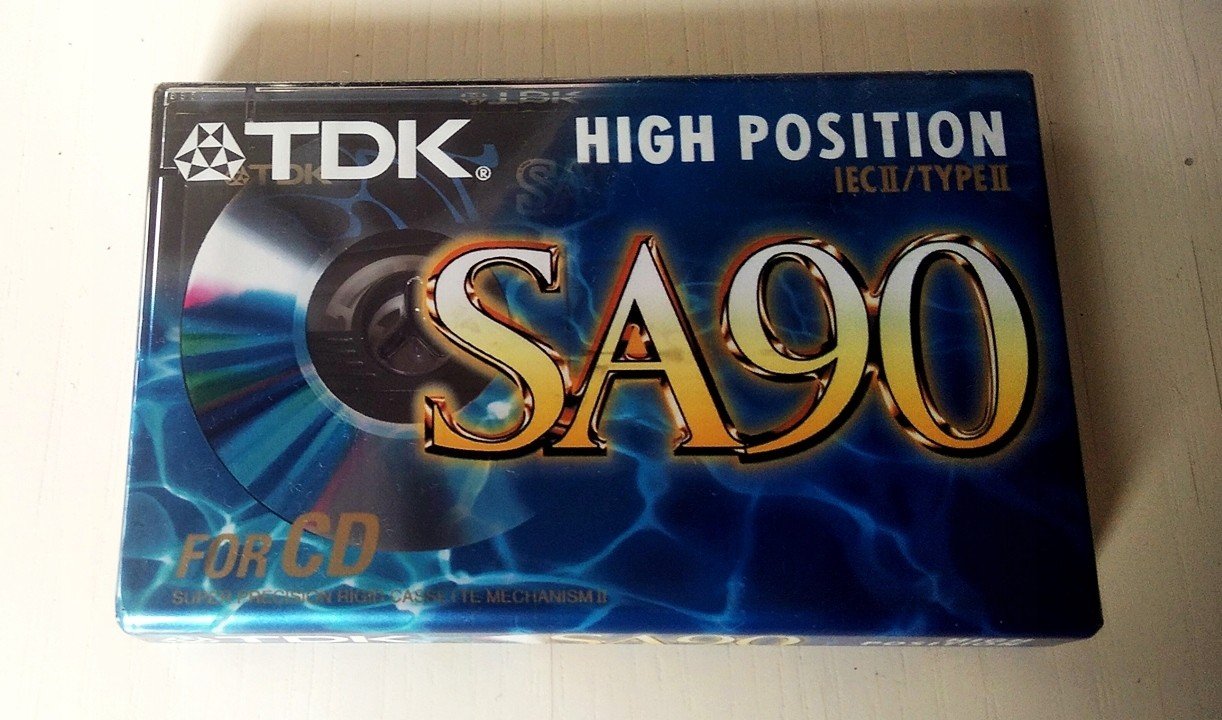 Tdk SA-90 pro CD magnetofonová kazeta