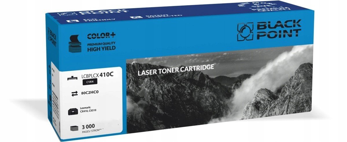 Toner Azurový Pro Lexmark CX410DE CX410DTE CX410E Nový