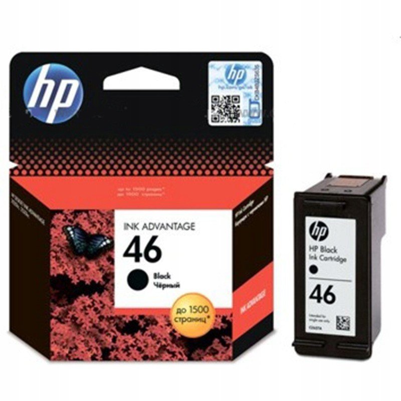 Inkoust Hp 46 (CZ637AE) černý 1500str