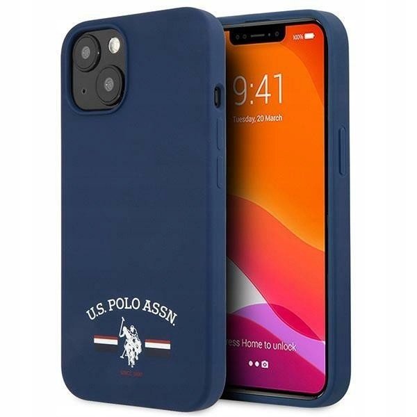 Us Polo Assn Silicone Logo Kryt na iPhone 13 mini