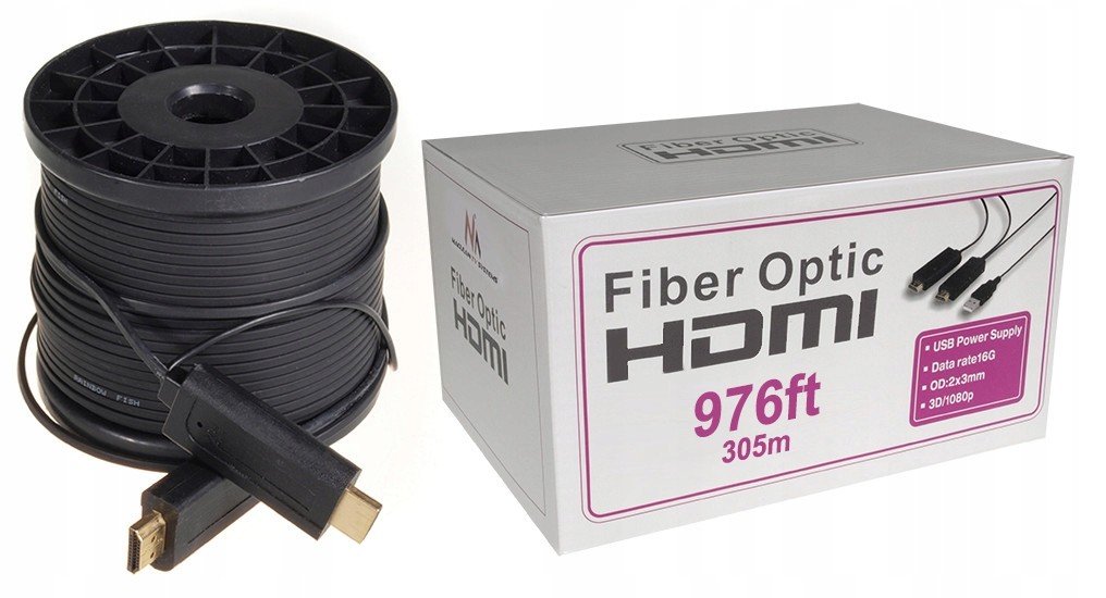 Hdmi kabel 305m v1.4 Hd 4K 3D Hq